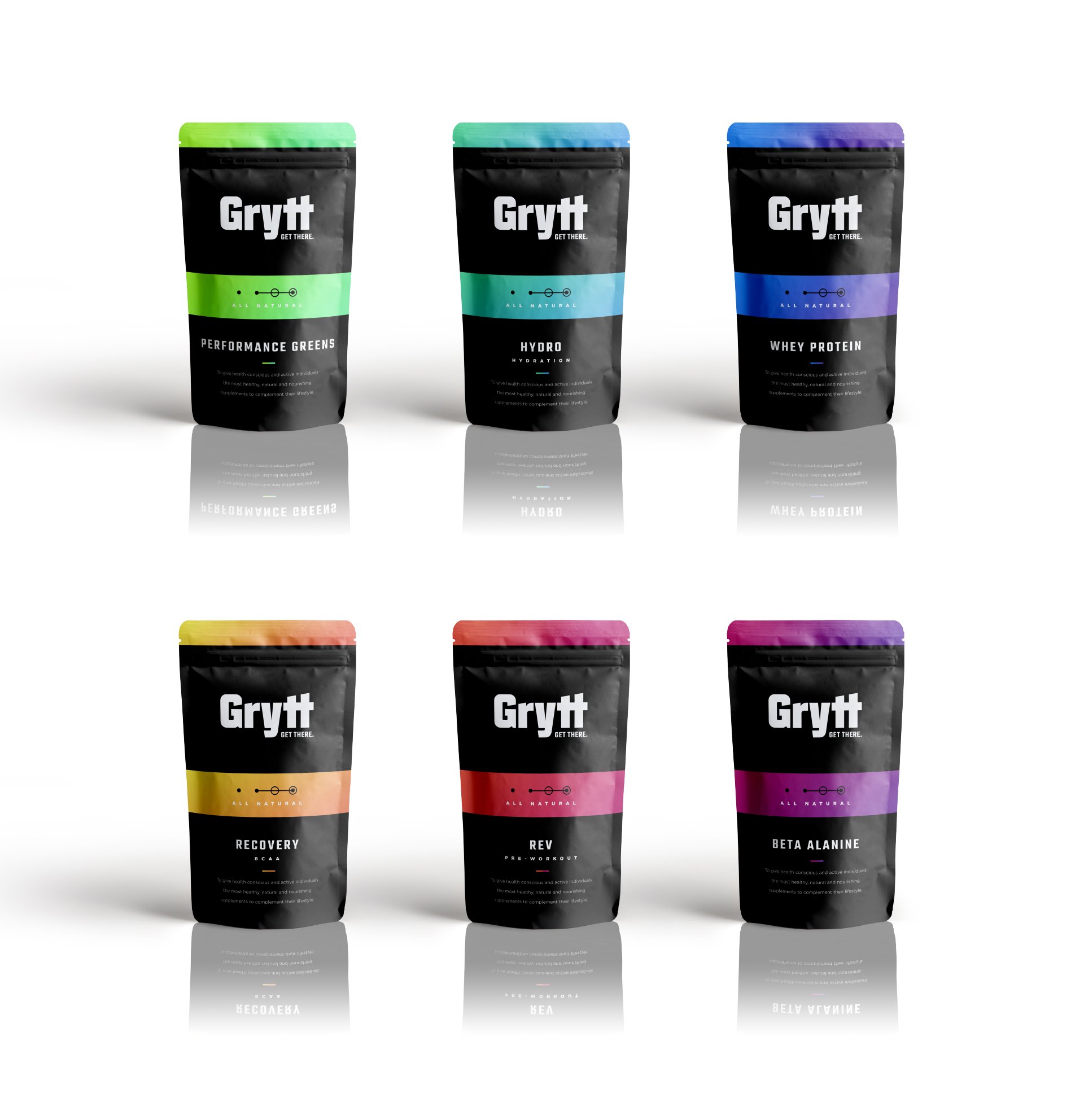 Grytt Supplement Packaging Design