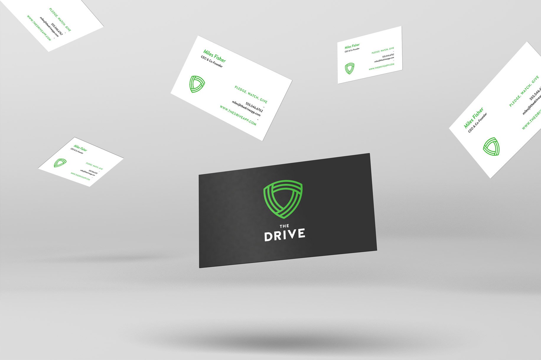 Drive App Business Card Design