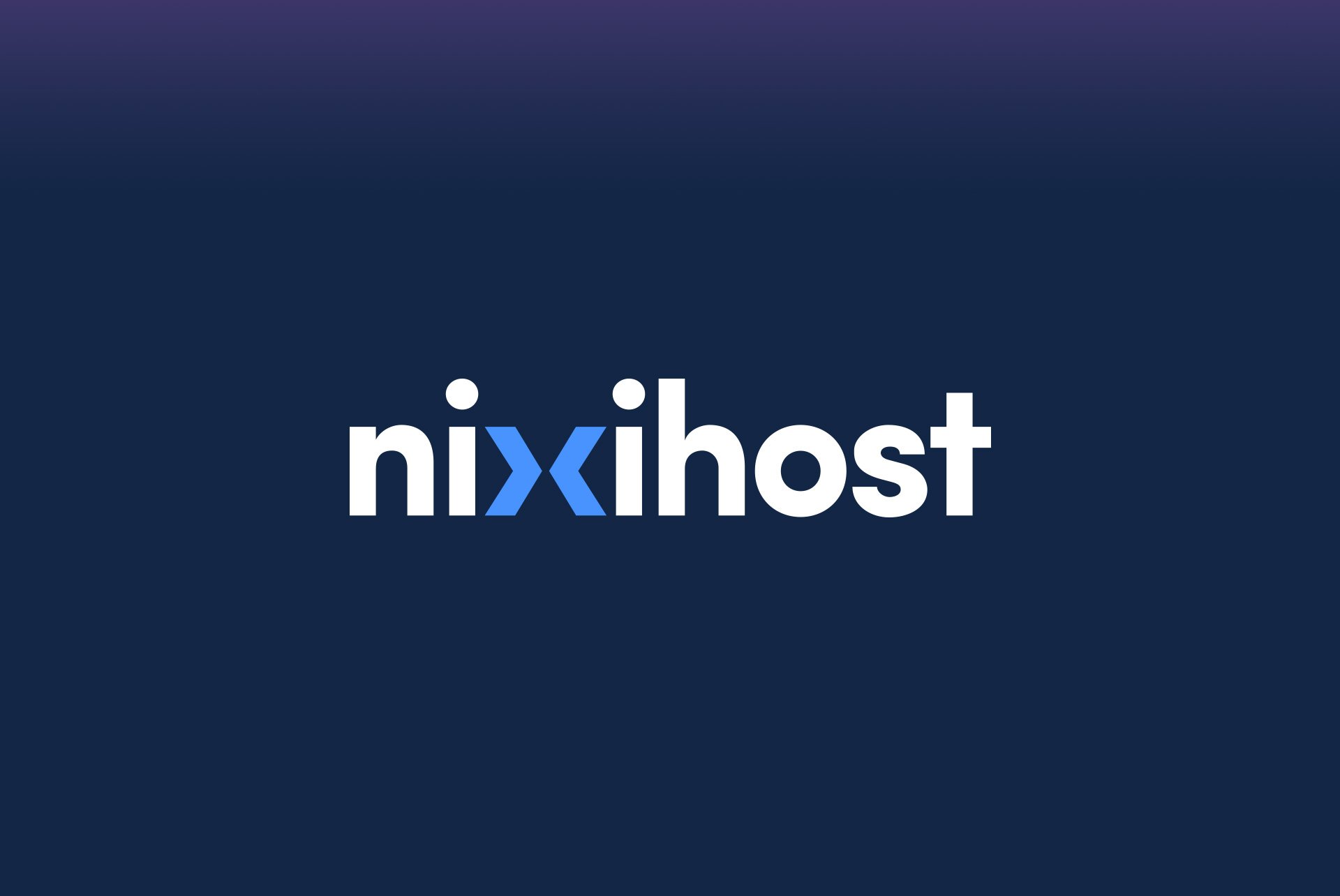 NixiHost logo design