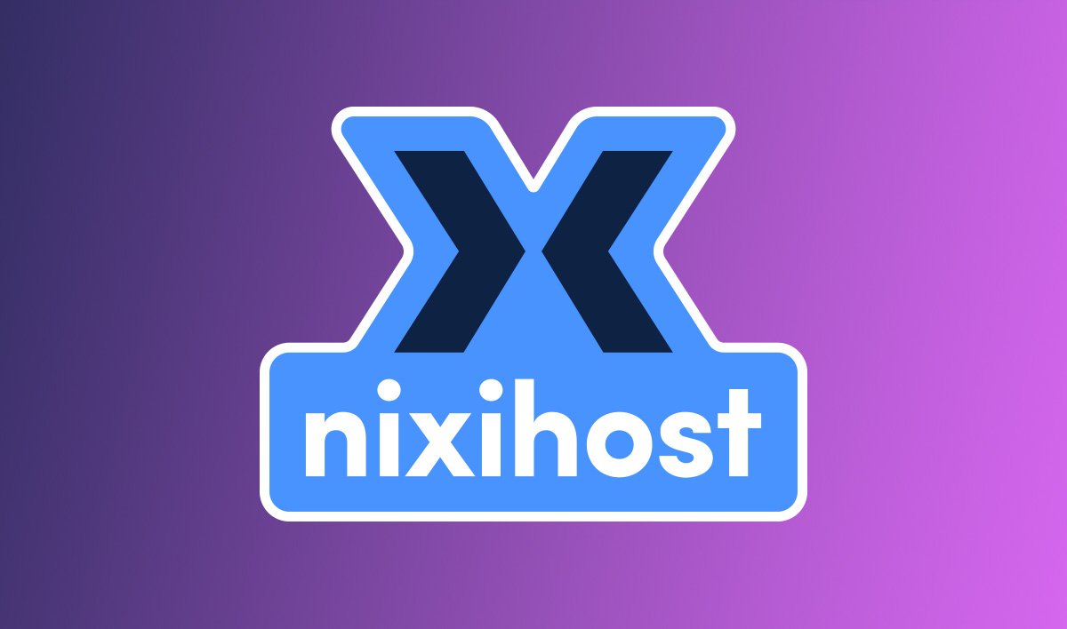 NixiHost customer sticker design