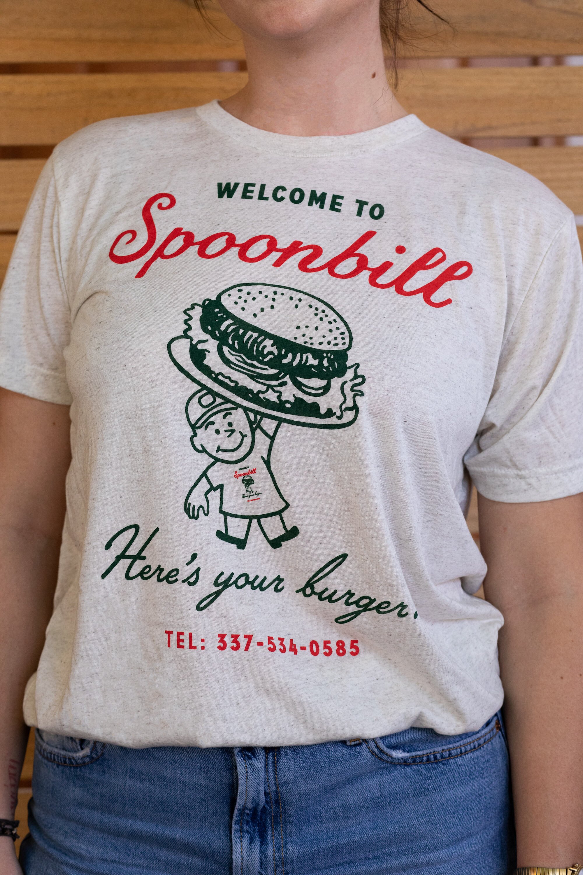 Here's Your Burger Spoonbill Shirt